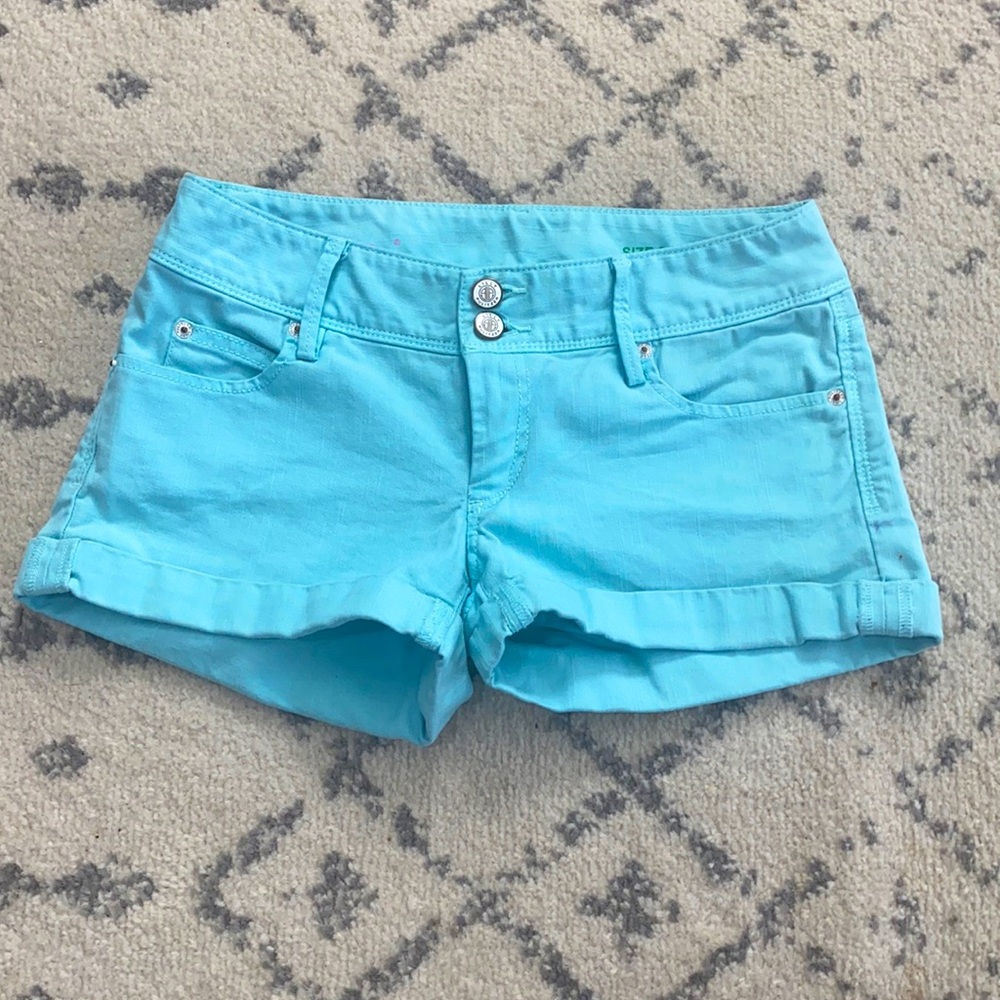 Teal Lily Pulitzer shorts size zero.